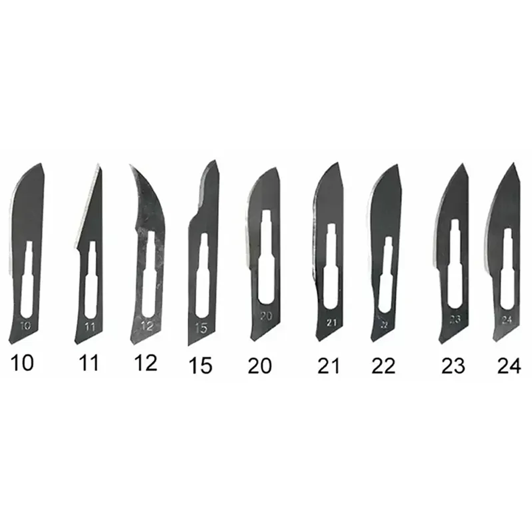 Hoja Bisturí Acero Inoxidable - Medidas 1