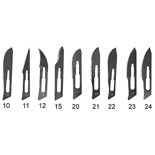 Hoja Bisturí Acero Inoxidable - Medidas