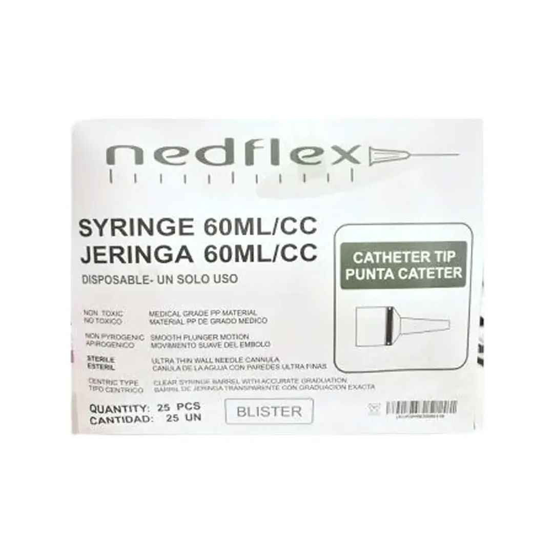 Jeringa 60ml Alimentación - Nedflex 2