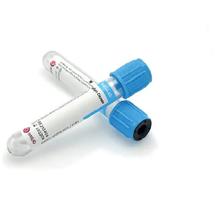 Tubo Extracción Sangre - Celeste - 3.6 mL