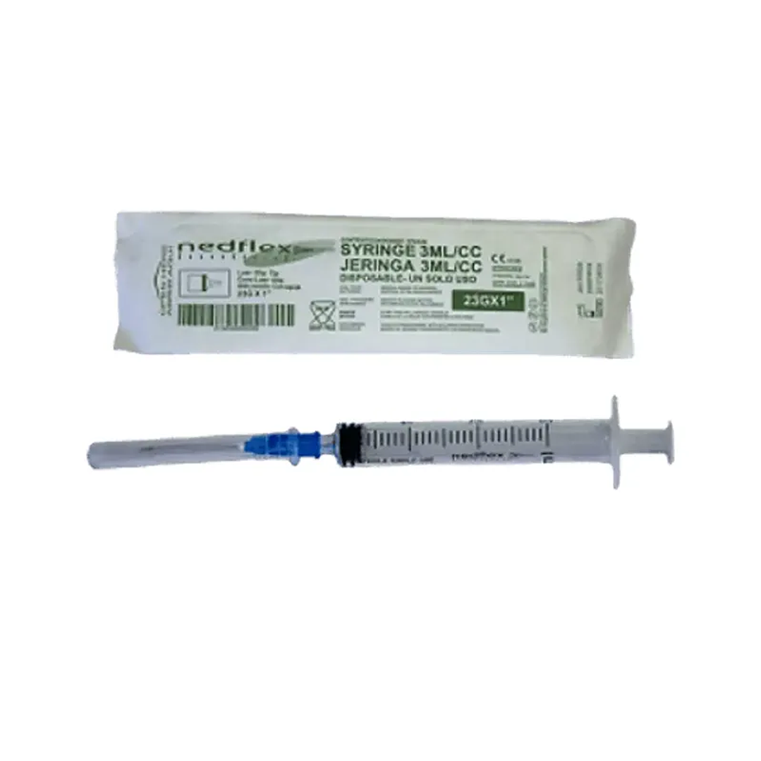 Jeringa Luer Slip 3ml - 23G X 1 - NedFlex 1