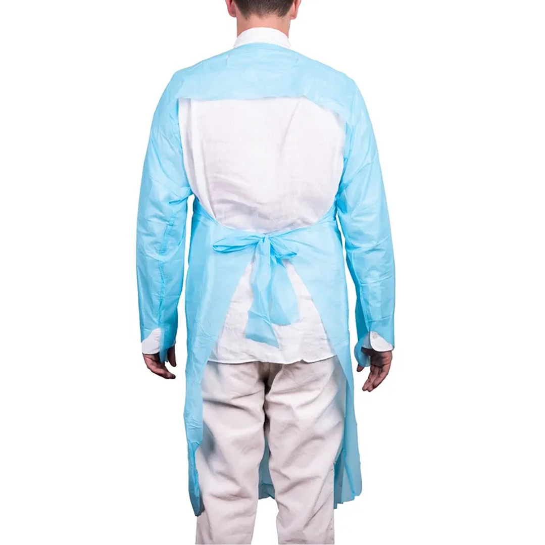 AAPECHOJ - Pechera Plástica con Mangas y Ojal - Cranberry 2