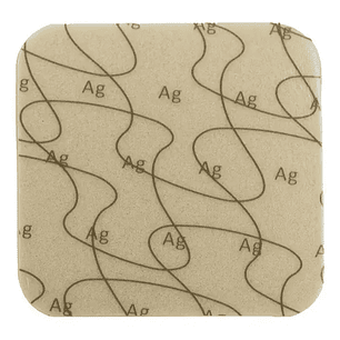 Apósito de Espuma Hidrofílica + Plata — 10x10 cm - ISImed