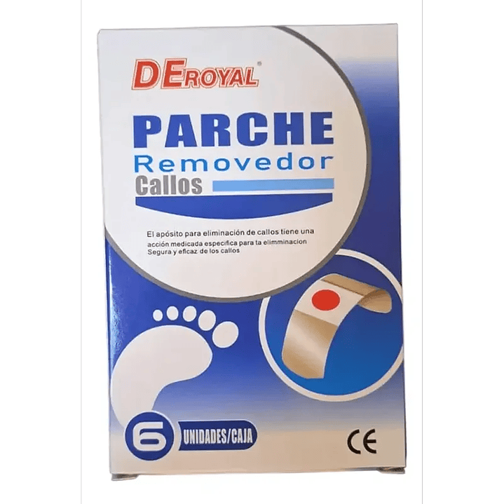 Parche Removedor Callos - 6 Unidades- DERoyal 1