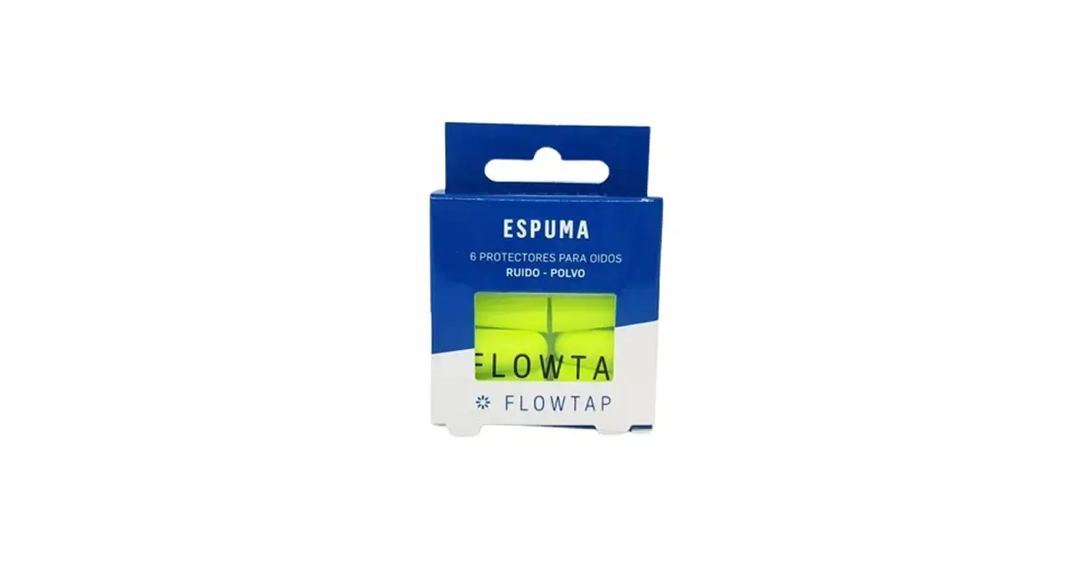 Tapón para Oídos de Espuma Flowtap - 3 pares