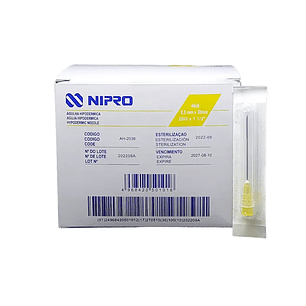 AH-2038 - Nipro Aguja Hipodérmica 20G X 1 1/2
