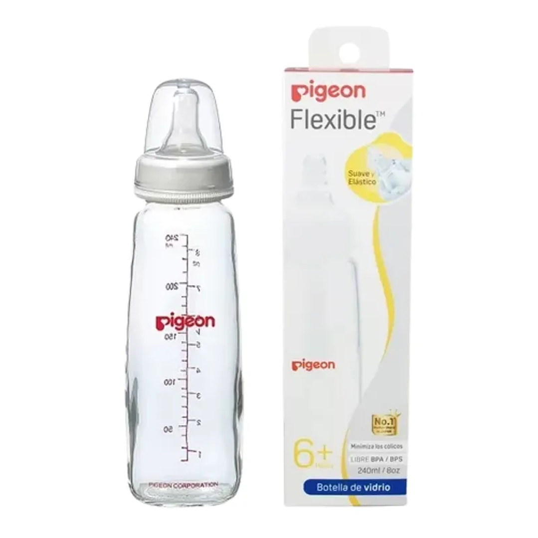 Biberón de Vidrio 240 ml - Pigeon  1