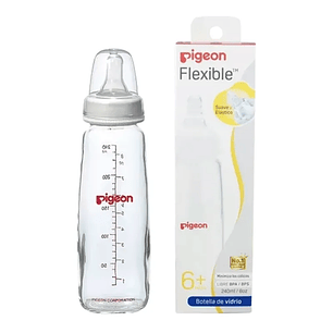 Biberón de Vidrio 240 ml - Pigeon 