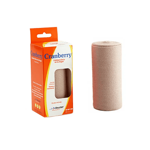 Venda Elástica Beige 10cm x 4,5mt - Cranberry