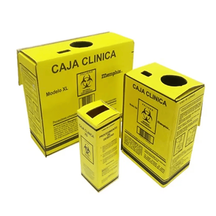 Caja Cartón Desechos Cortopunzantes Chica 2