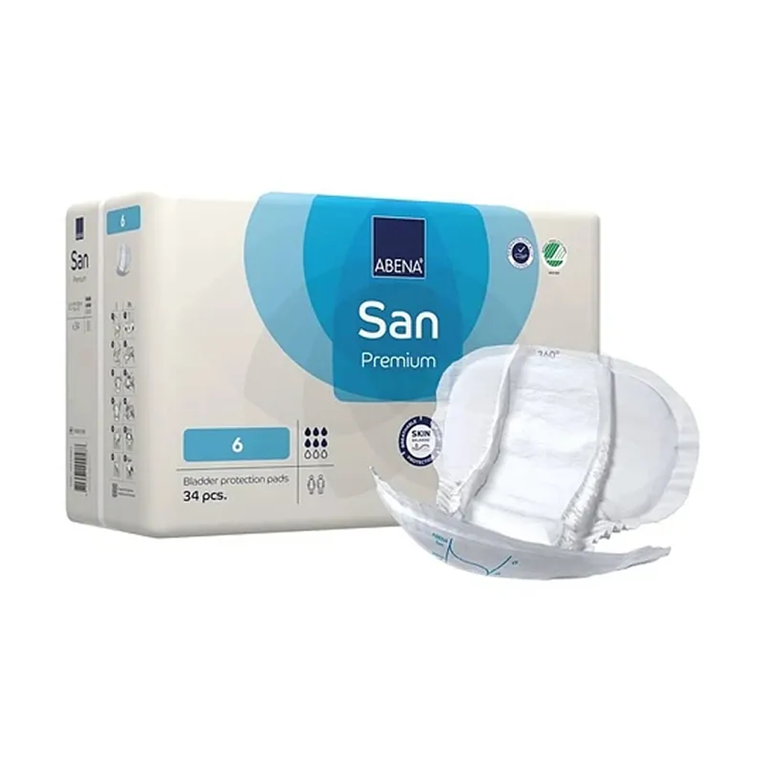 Pañal Apósito — Abena San 6 Premium — 34 Unidades 1