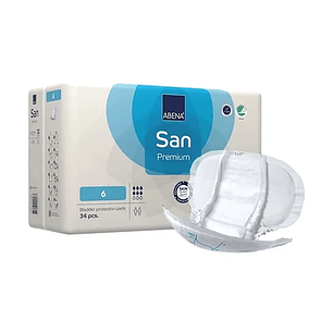 Pañal Apósito — Abena San 6 Premium — 34 Unidades