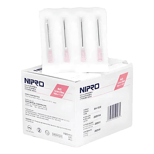 AH-1838 - Nipro Aguja Hipodérmica 18G X 1 1/2 - Unidad