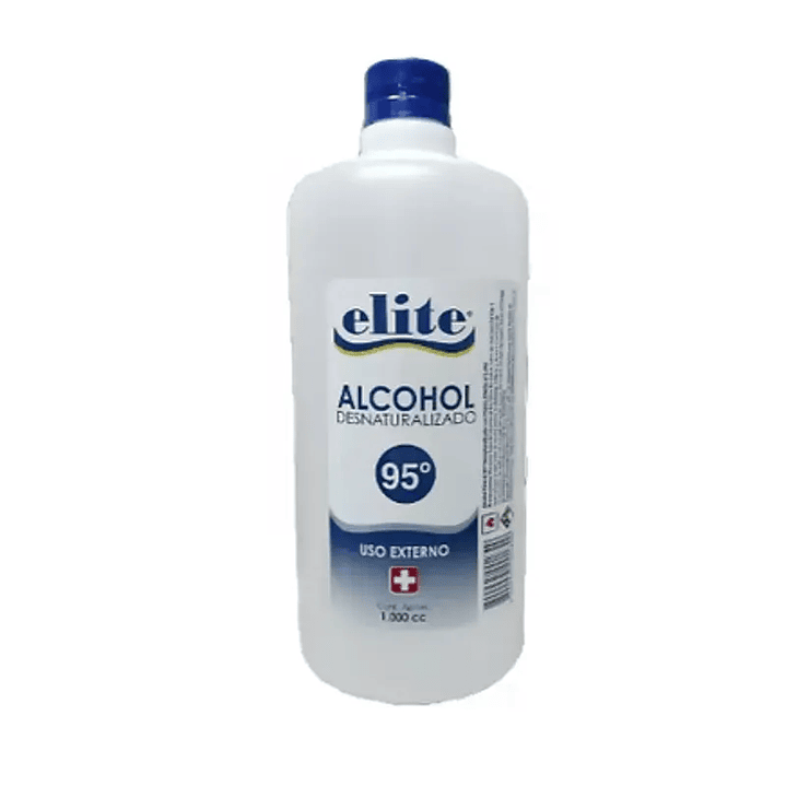 Alcohol Desnaturalizado 95° — 1 L — Elite 1