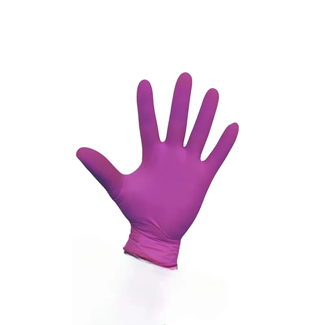 Guante Nitrilo Sin Polvo Rosado — Tallas — Caja 100 Unidades — Insunovo 2