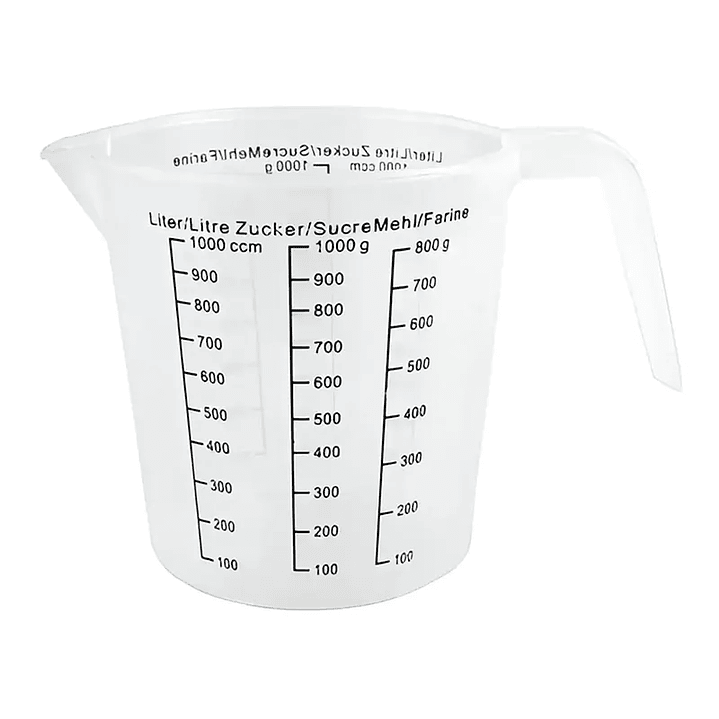 Jarro graduado plástico 1 Lt  1