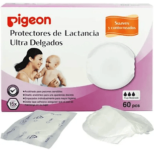 Protectores de Lactancia Slim Light 60 Pcs - Pigeon