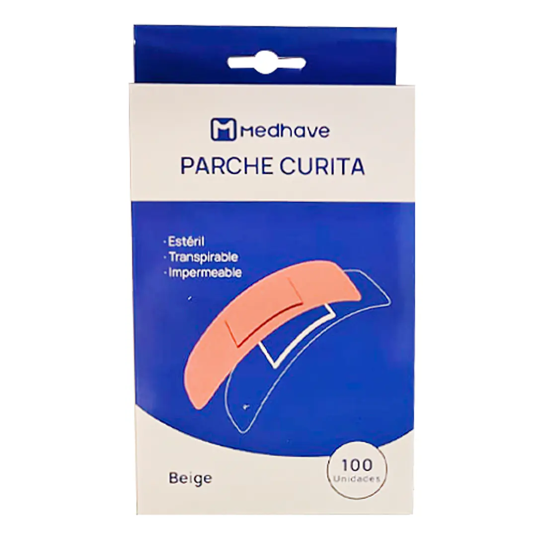 Parche Curita Estandar - 100 unidades - Medhave 1
