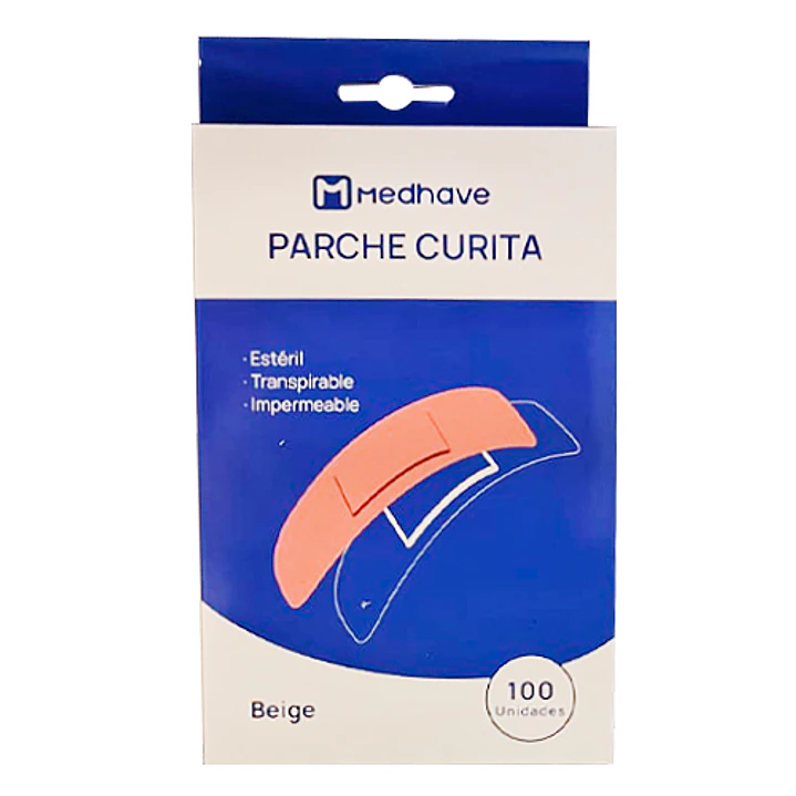 Parche Curita Estandar - 100 unidades - Medhave 1