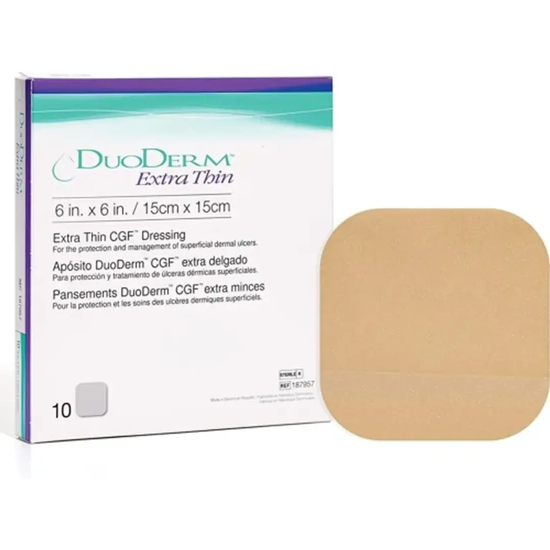 Apósito Hidrocoloide DuoDerm Extra Thin 15x15 cm — ConvaTec 1