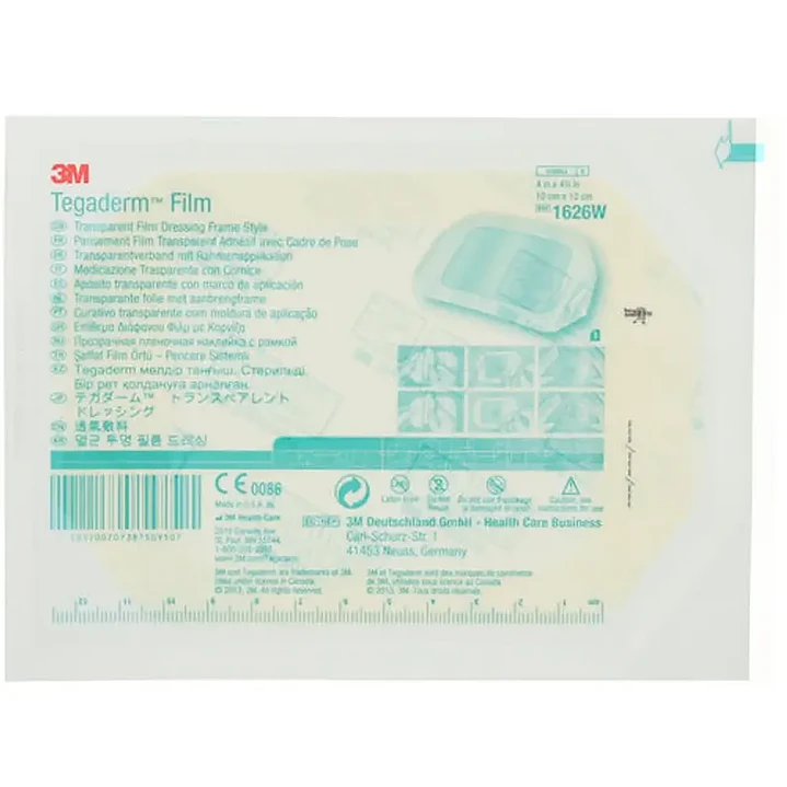Apósito Transparente Tegaderm Film 10x12 cm — 3M (REF 1626W) 1
