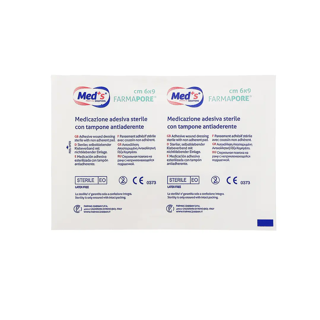 Apósito Adhesivo TNT Farmapore 8x10 cm — Med's (REF 1206310810M) 1