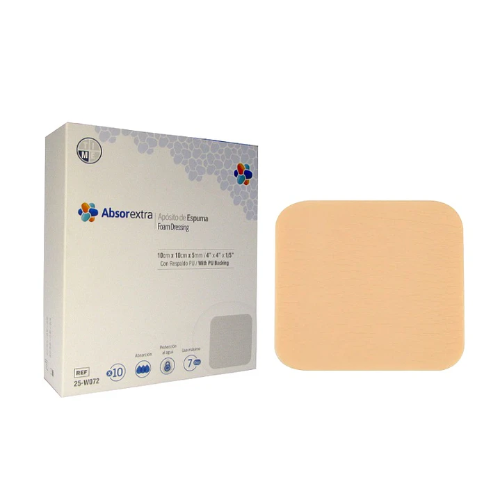 Apósito Espuma Hidrofílica Absorbextra 10x10 cm — Global Healthcare (Ref. 25-W072) 1
