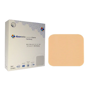 Apósito Espuma Hidrofílica — Absorbextra — 10x10 cm — GHC (REF. 25-W072)