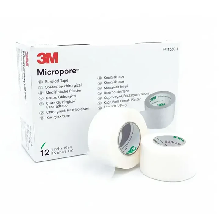 Cinta de Papel Micropore Blanco 1,25 cm — 3M (Ref. 1530-0) 1