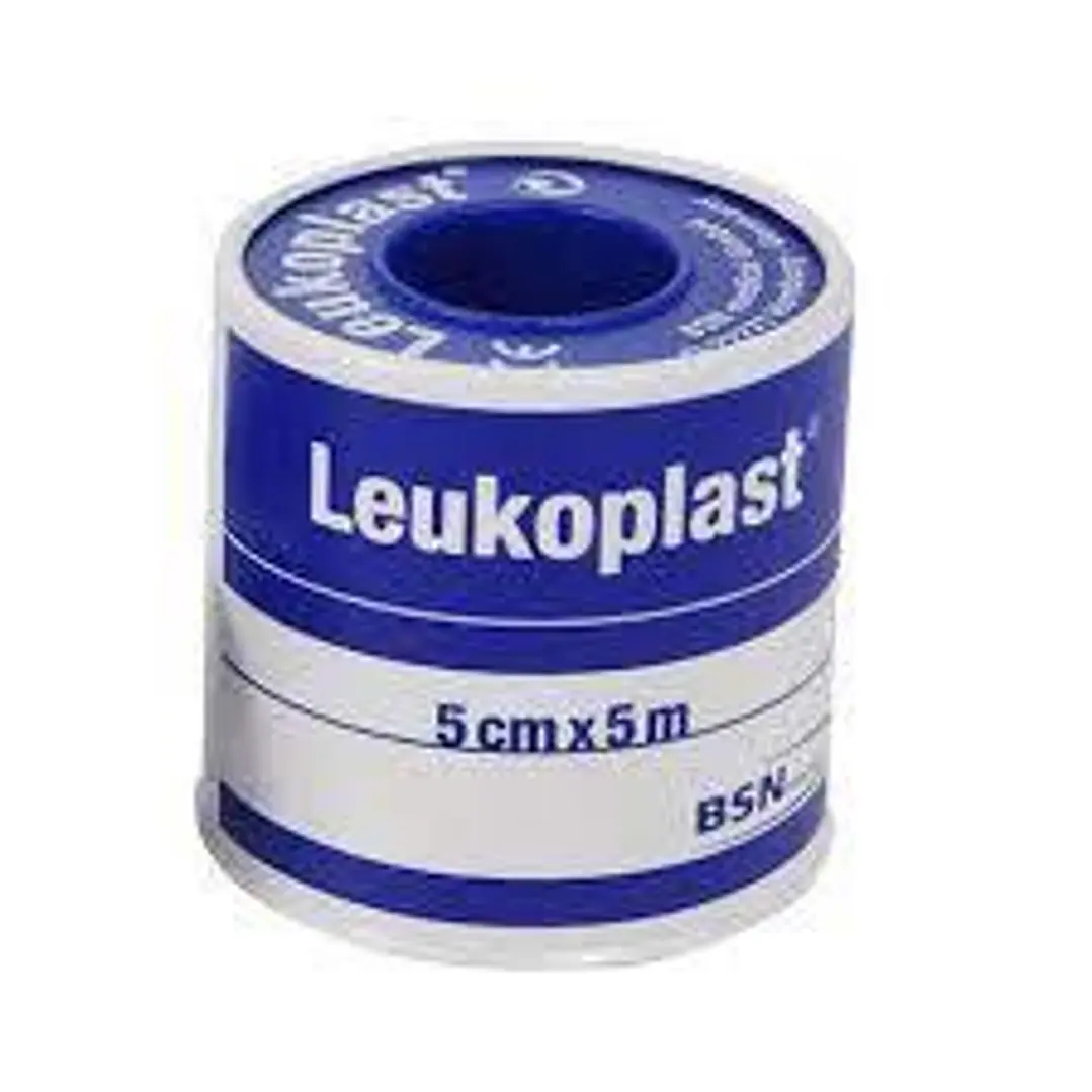 Leukoplast — Cinta Quirúrgica de Tela 5 cm — BSN (Ref. 02324-00) 1