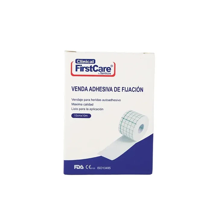 Venda Adhesiva de Fijación 10 cm x 10 m — FirstCare 1