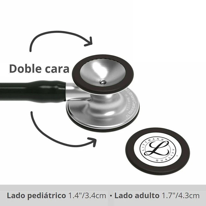 Fonendoscopio Littmann Cardiology IV Negro - 3M - Ref. 6152 3