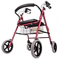 Andador 4 ruedas con asiento y canasto - Blunding - Miniatura 1