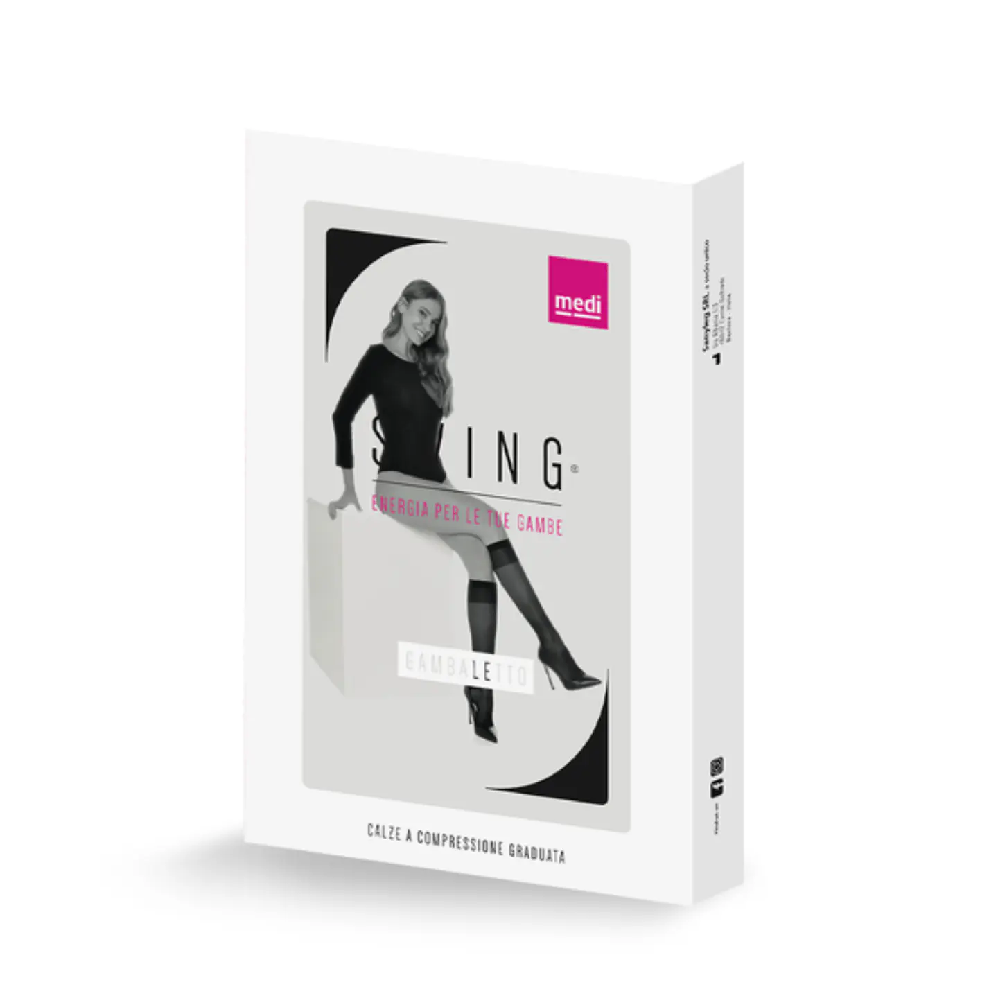 Media corta preventiva swing mujer 18mmHg 3