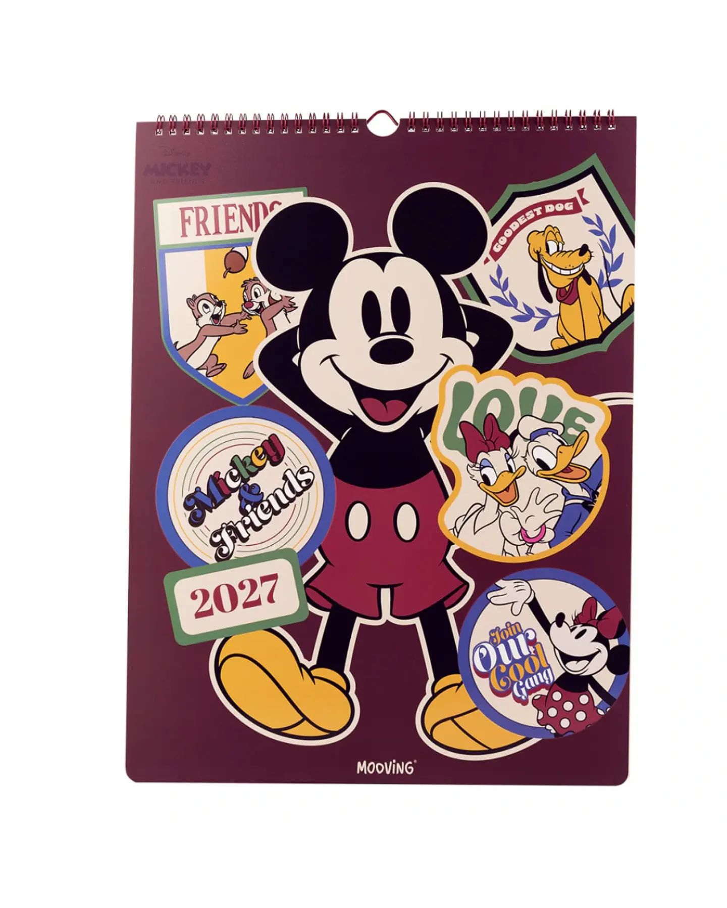 Calendario pared 2027 Mooving Mickey 1