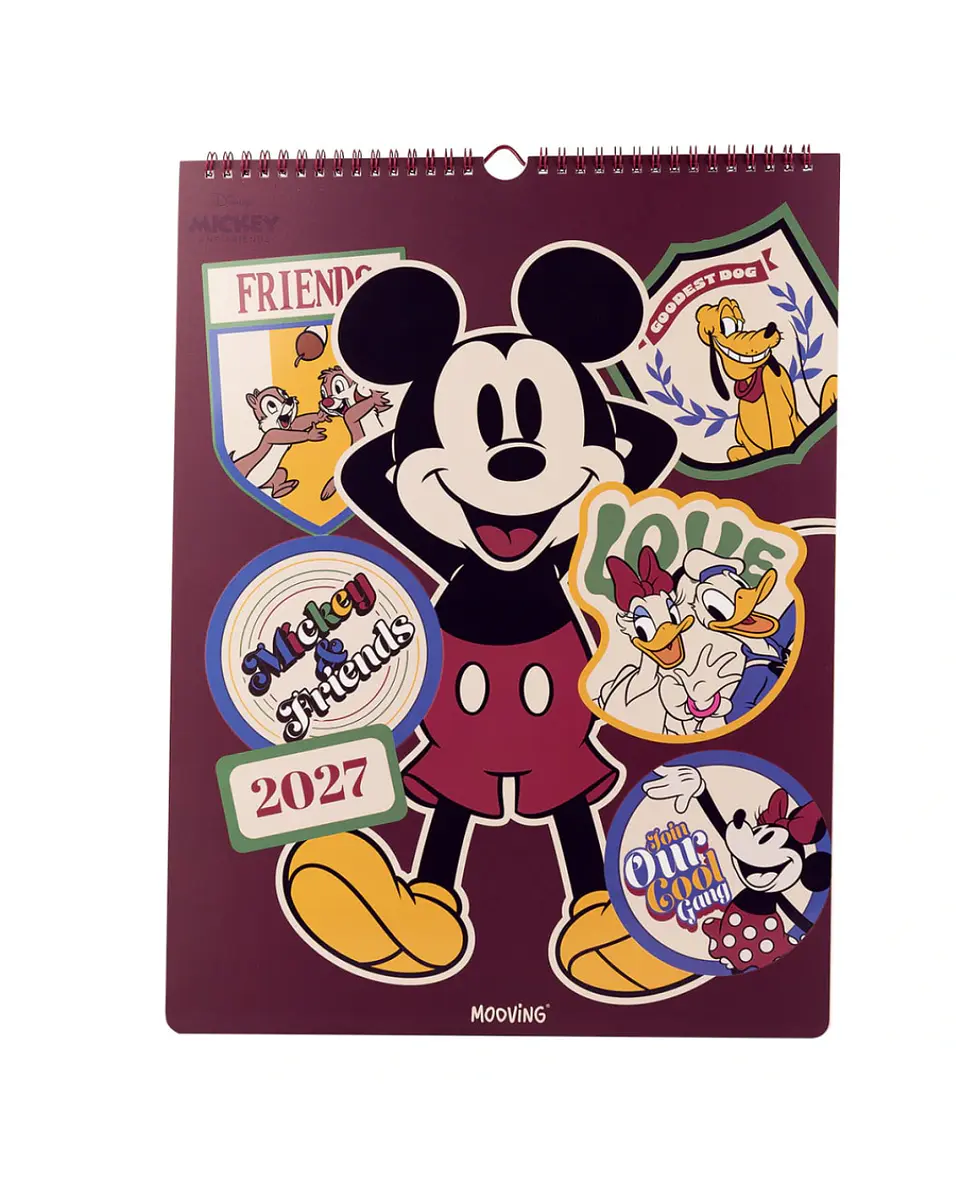 Calendario pared 2027 Mooving Mickey 1