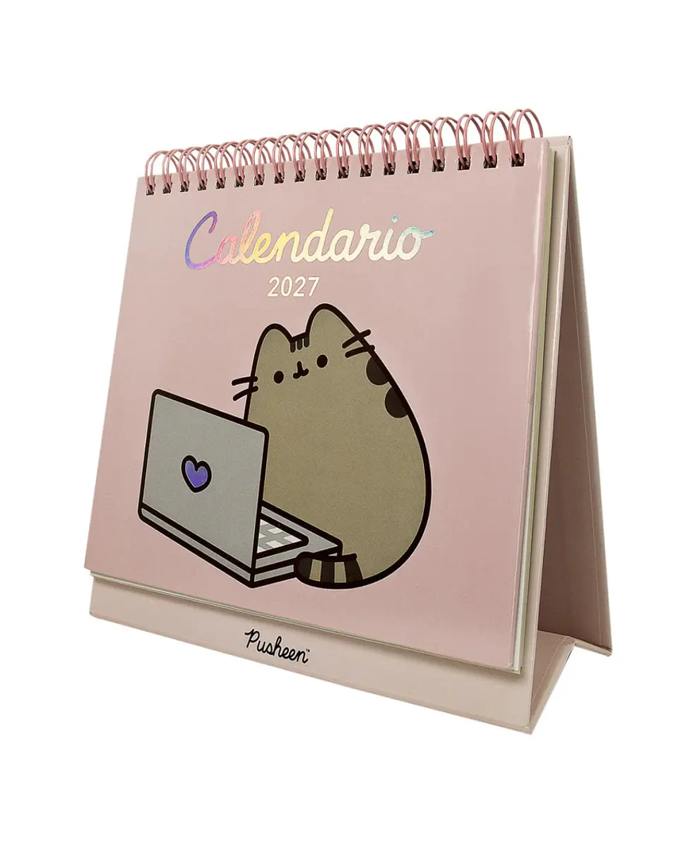 Calendario Escritorio 2027 Mooving Pusheen 1