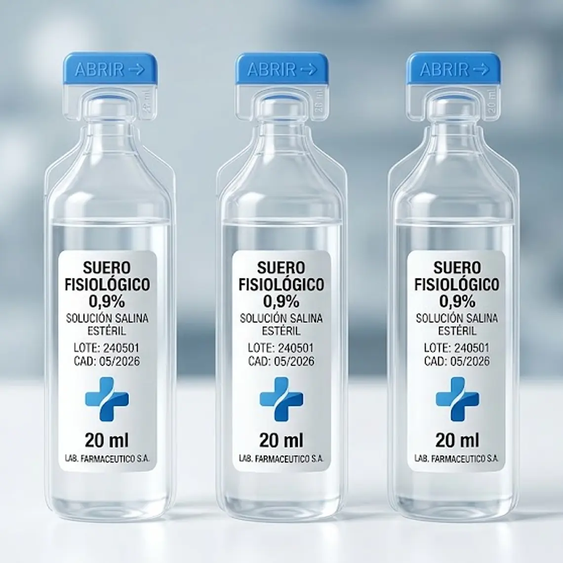 SUERO FISIOLOGICO 20 ML - UNIDAD 1