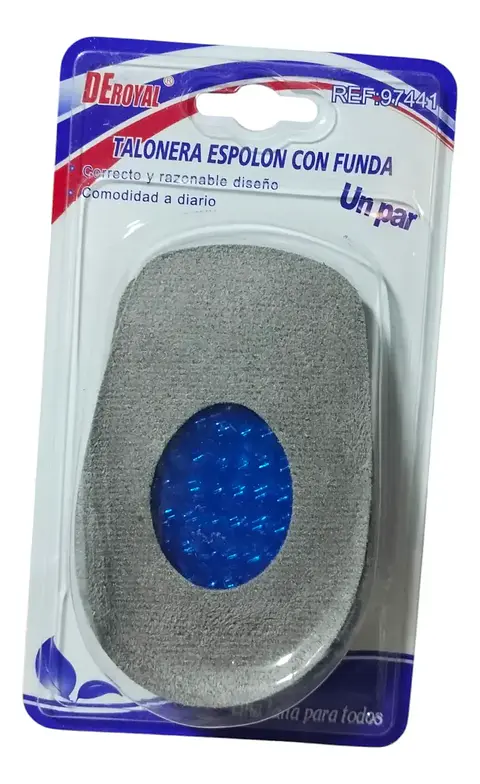 TALONERA ESPOLON CON FUNDA GEL