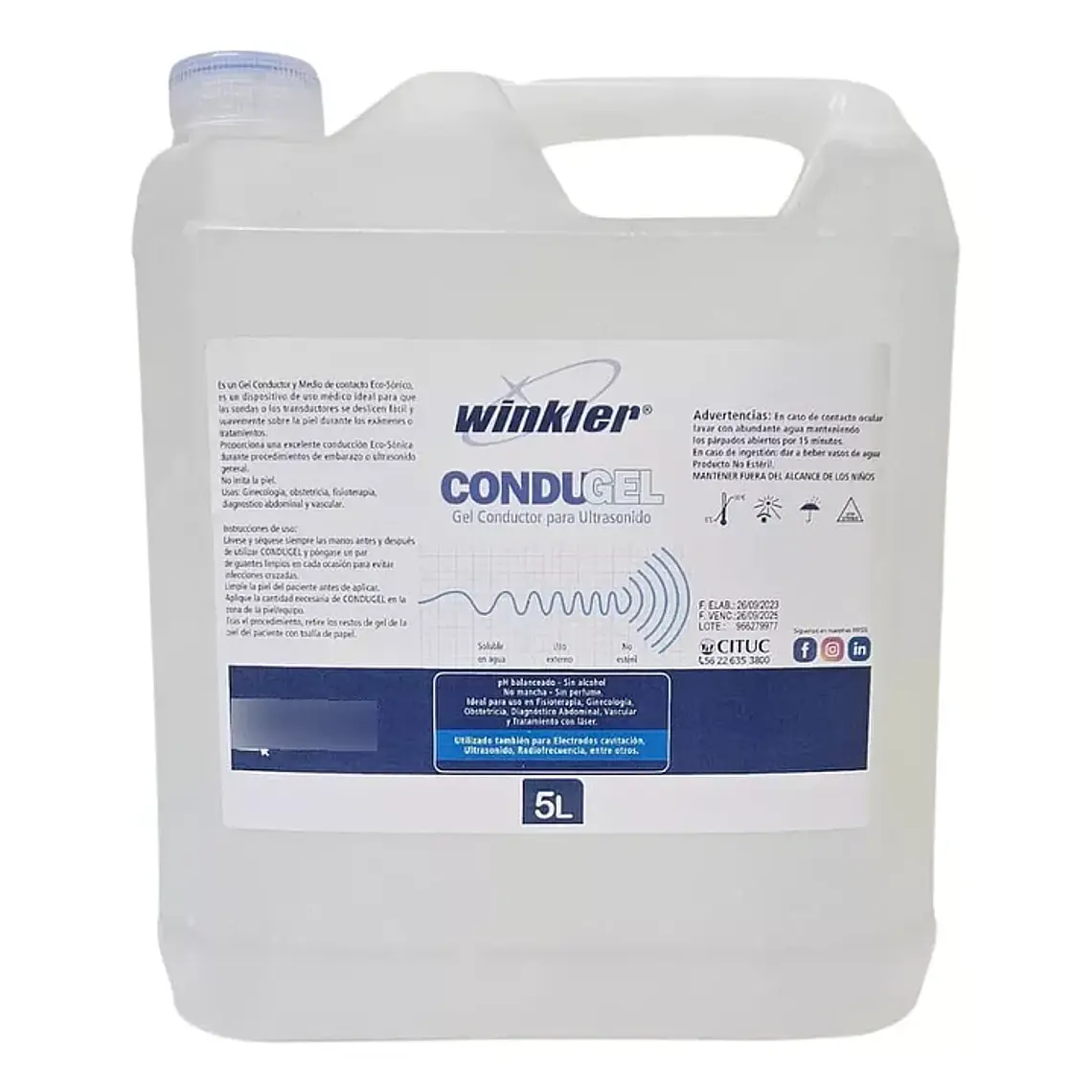 GEL CONDUCTOR ULTRASONIDO 5L 1