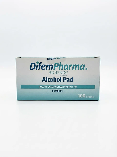 ALCOHOL PAD CAJA 100 UNIDADES