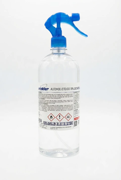 ALCOHOL ETILICO 70% DESNATURALIZADO CON GATILLO - WINKLER