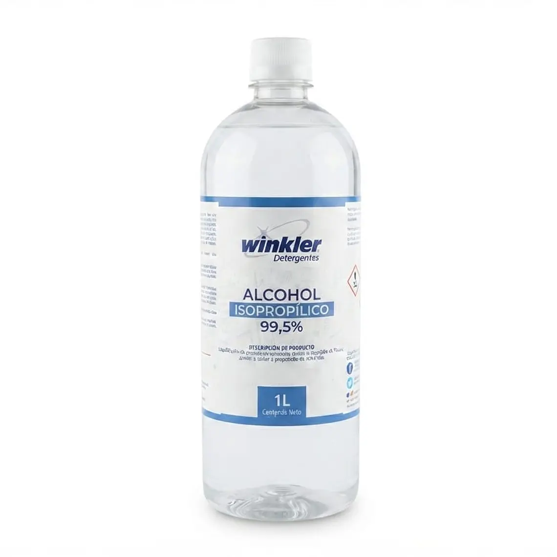 ALCOHOL ISOPROPILICO 99.5% 1LITRO SIN GATILLO - WINKLER 1