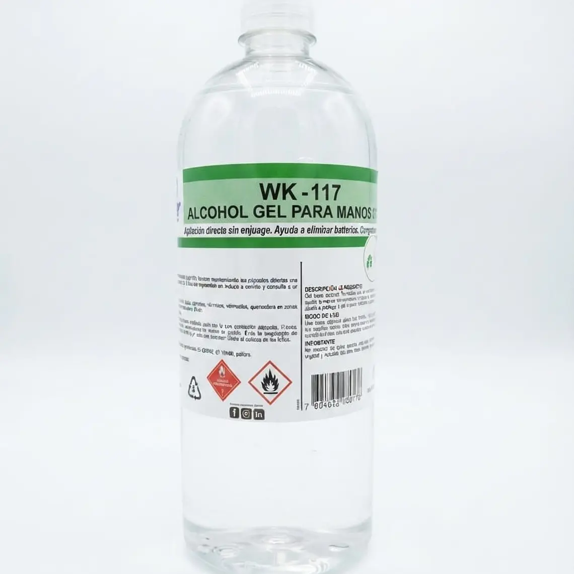 ALCOHOL GEL PARA MANOS RECARGA 1 LITRO - WINKLER 1