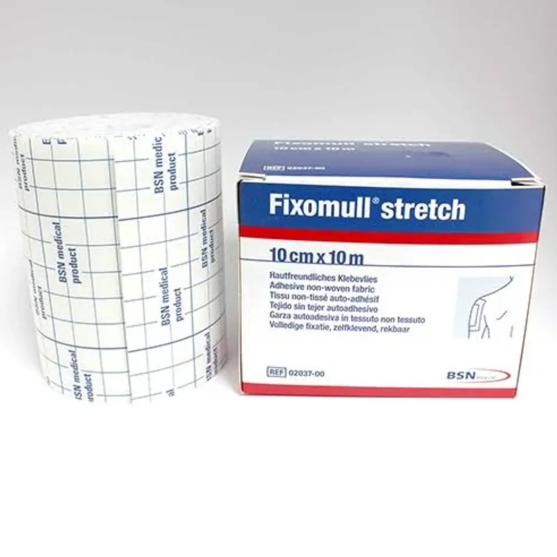 FIXOMULL STRETCH 10 CM X 10 CM - LEUKOPLAST 1