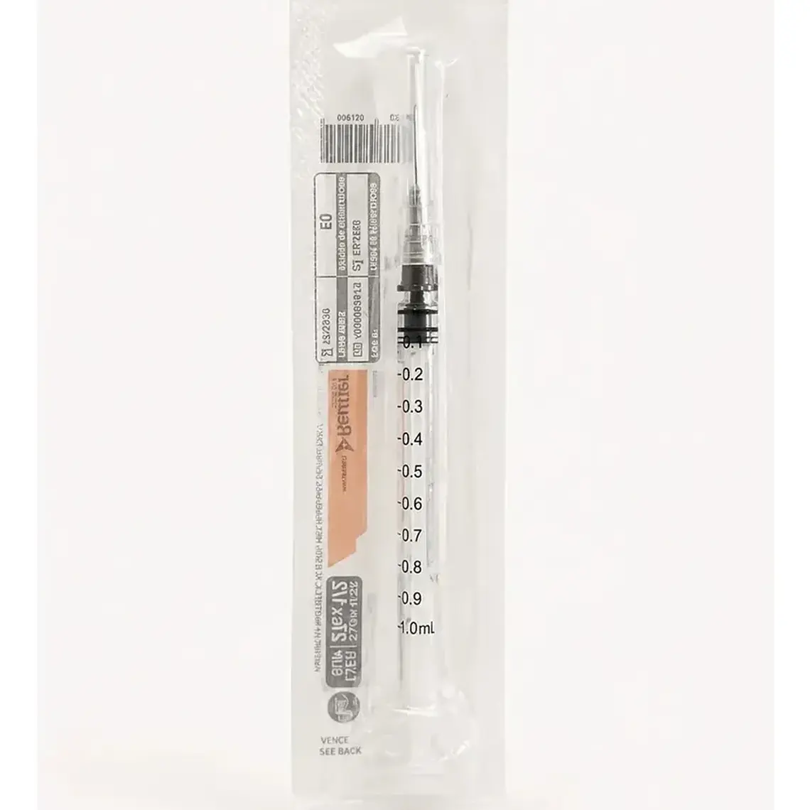 JERINGA TUBERCULINA 1ML - unidad 1