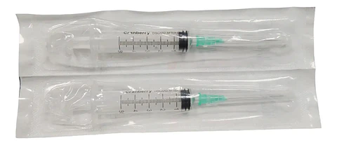 Jeringa des. 5ml - Aguja 21g x 1 1/2'' unidad