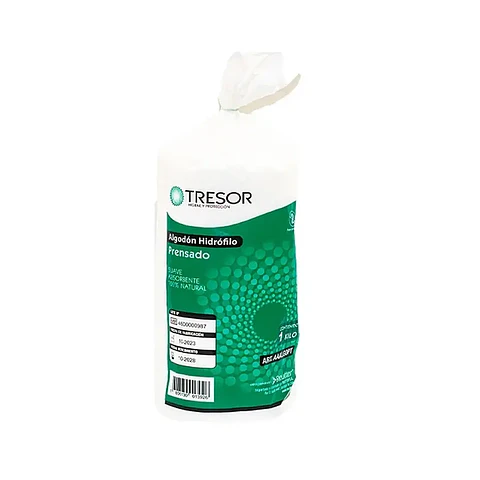 ALGODON HIDROFILO PRENSADO TRESOR 1KILO