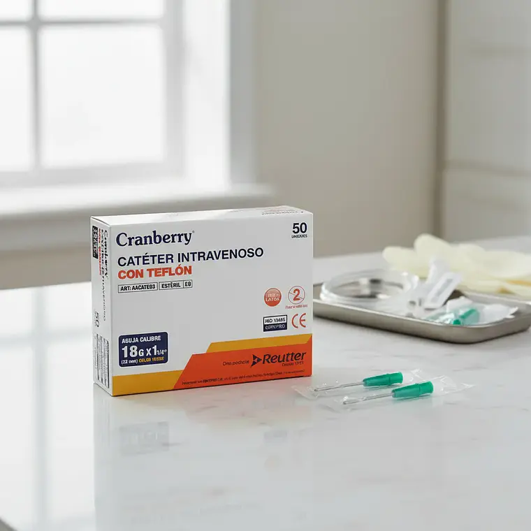 CATETER INTRAVENOSO CON TEFLON 18GX32MM 1