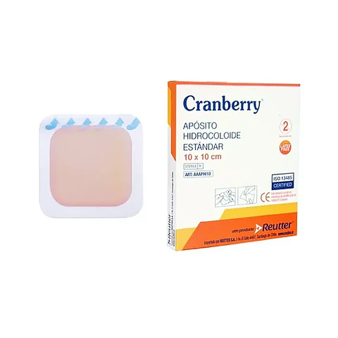 APOSITO HIDROCOLOIDE 10 X 10 CM - CRAMBERRY